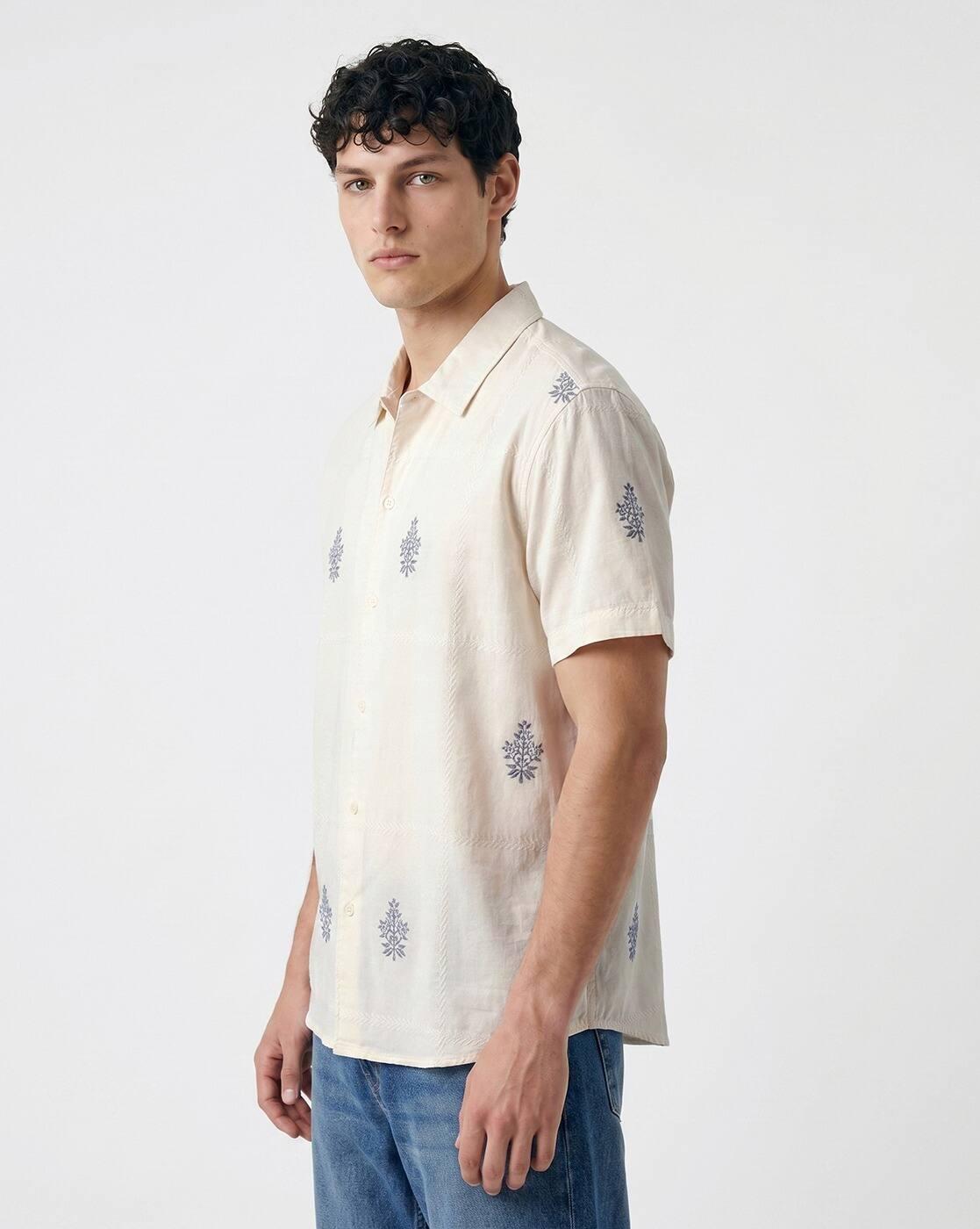 Embroidered Regular Fit Shirt