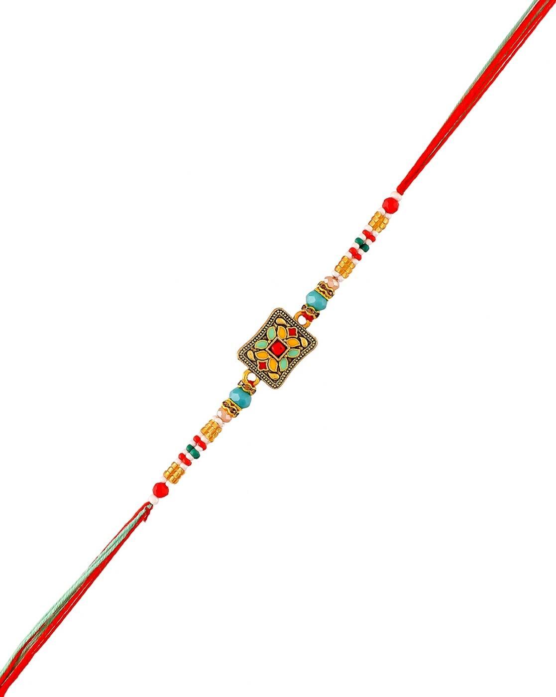 Men Enamel Tie-Up Rakhi