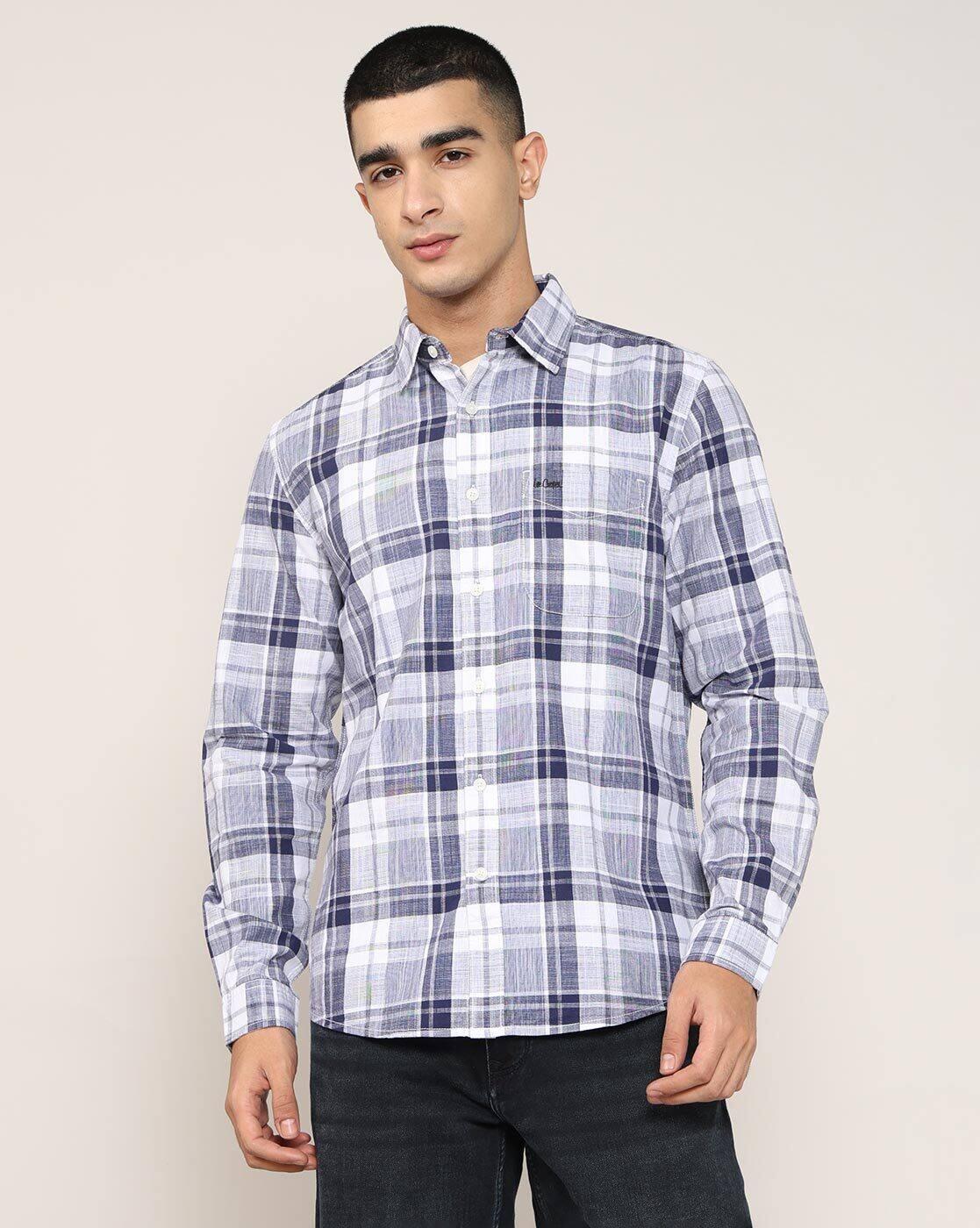 Men Checked Regular Fit Shirt