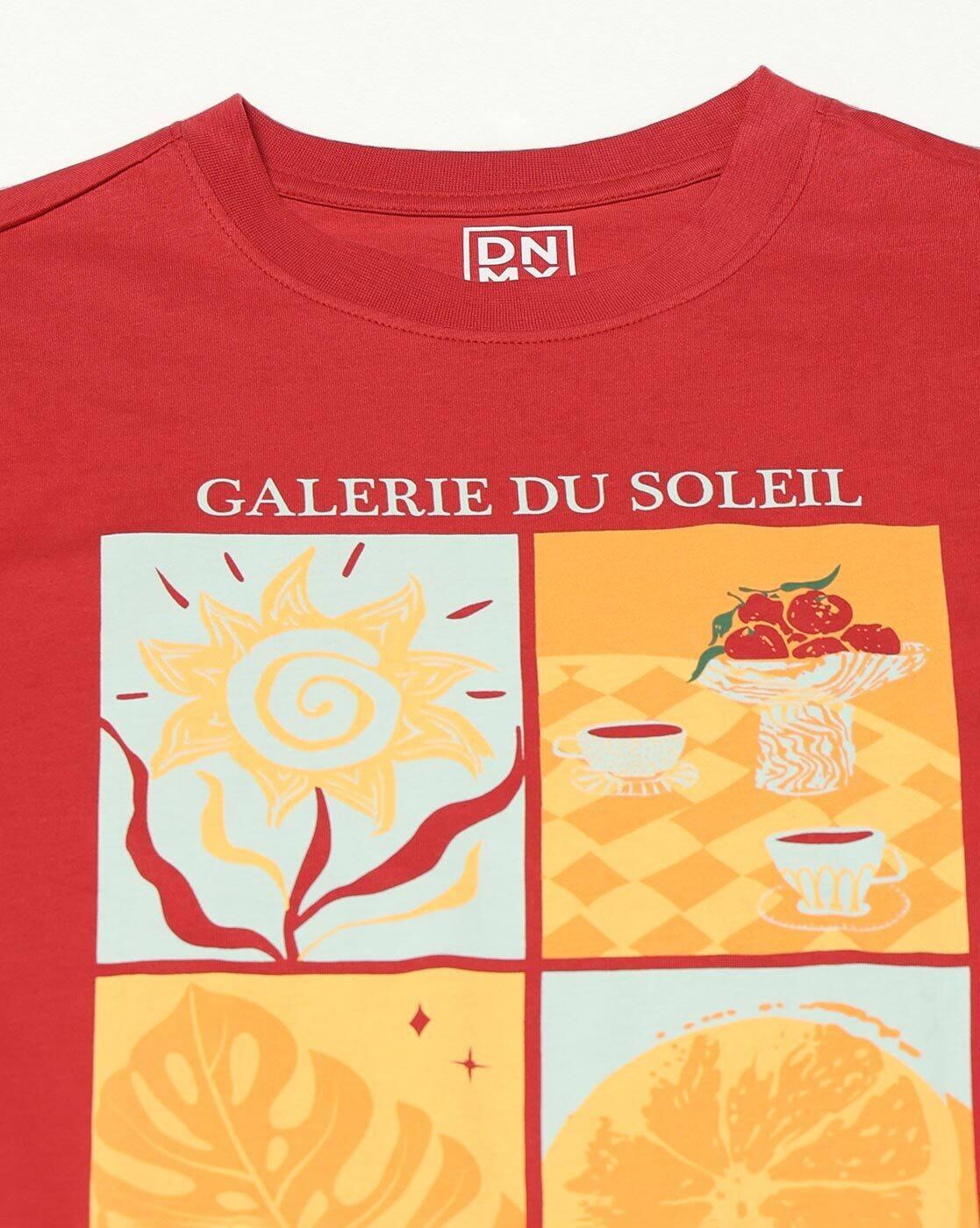 Women Galerie Print Loose Fit Crew-Neck T-Shirt