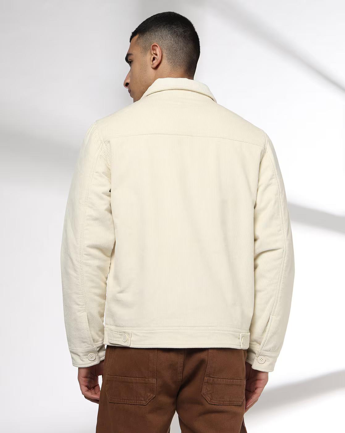 Men Regular Fit Shacket with Flap Pockets
