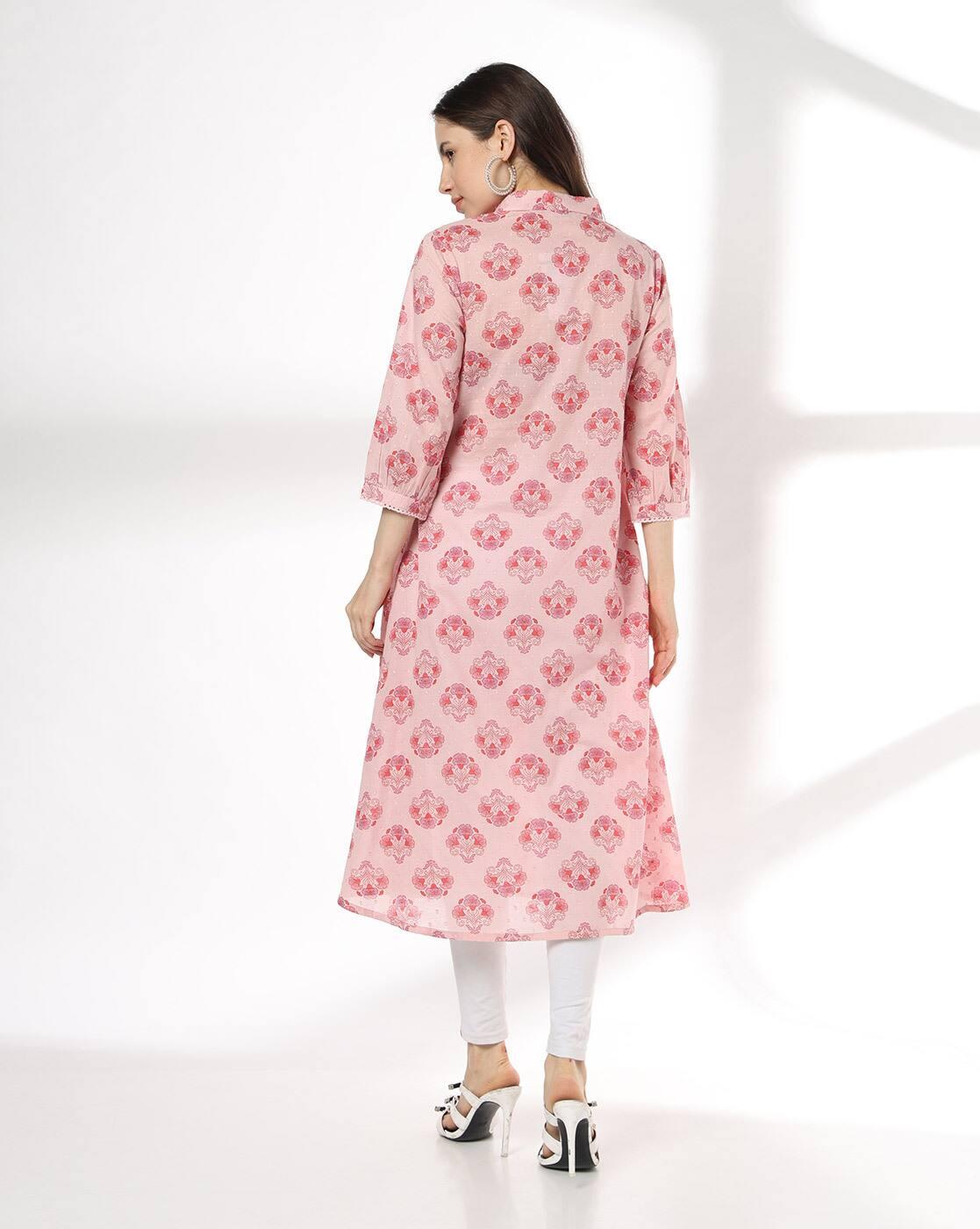 Women Floral Print A-Line Kurta