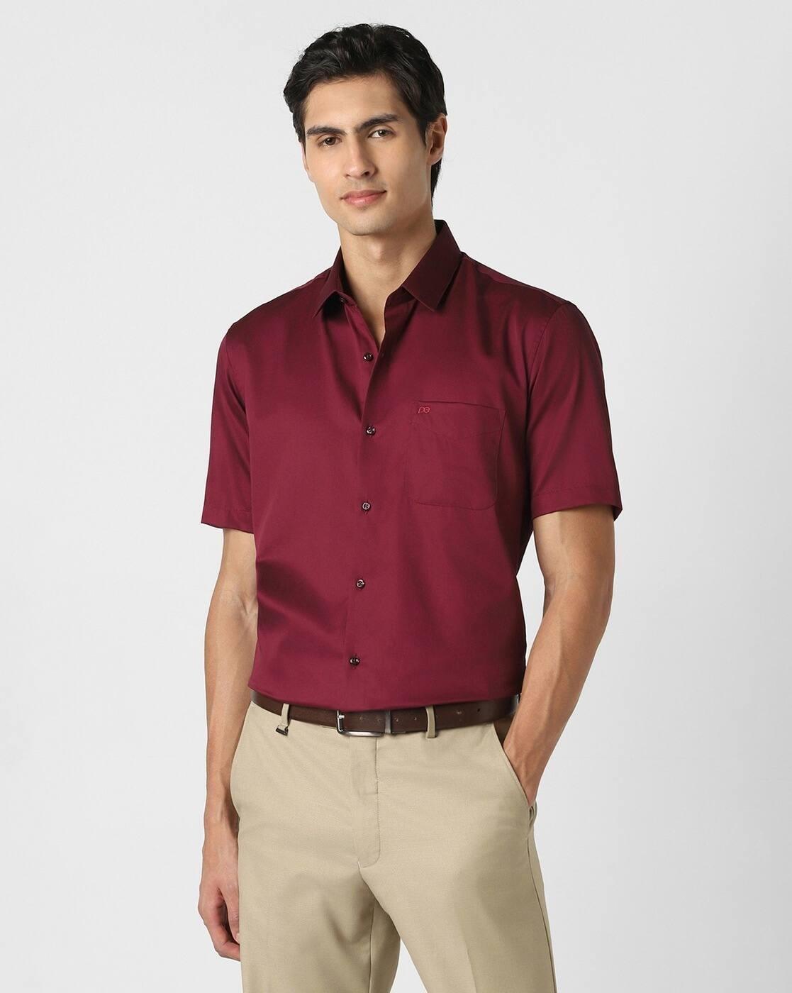 Men Nuvo Fit Half-Sleeve Formal Shirt