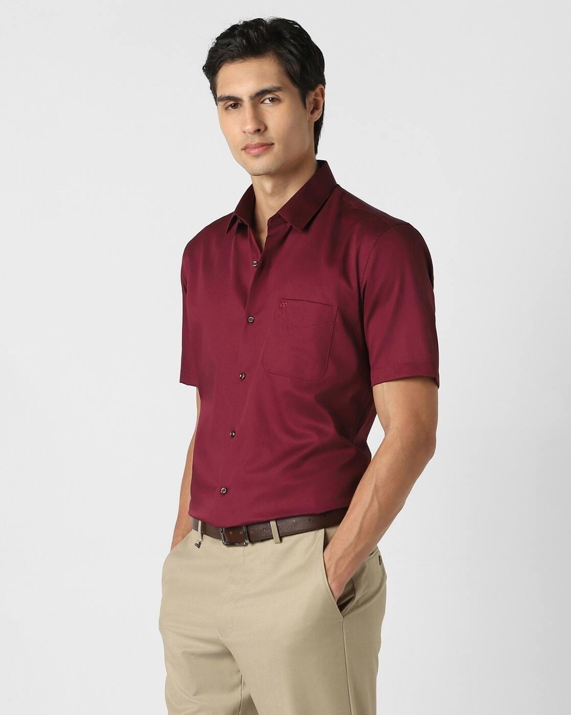 Men Nuvo Fit Half-Sleeve Formal Shirt