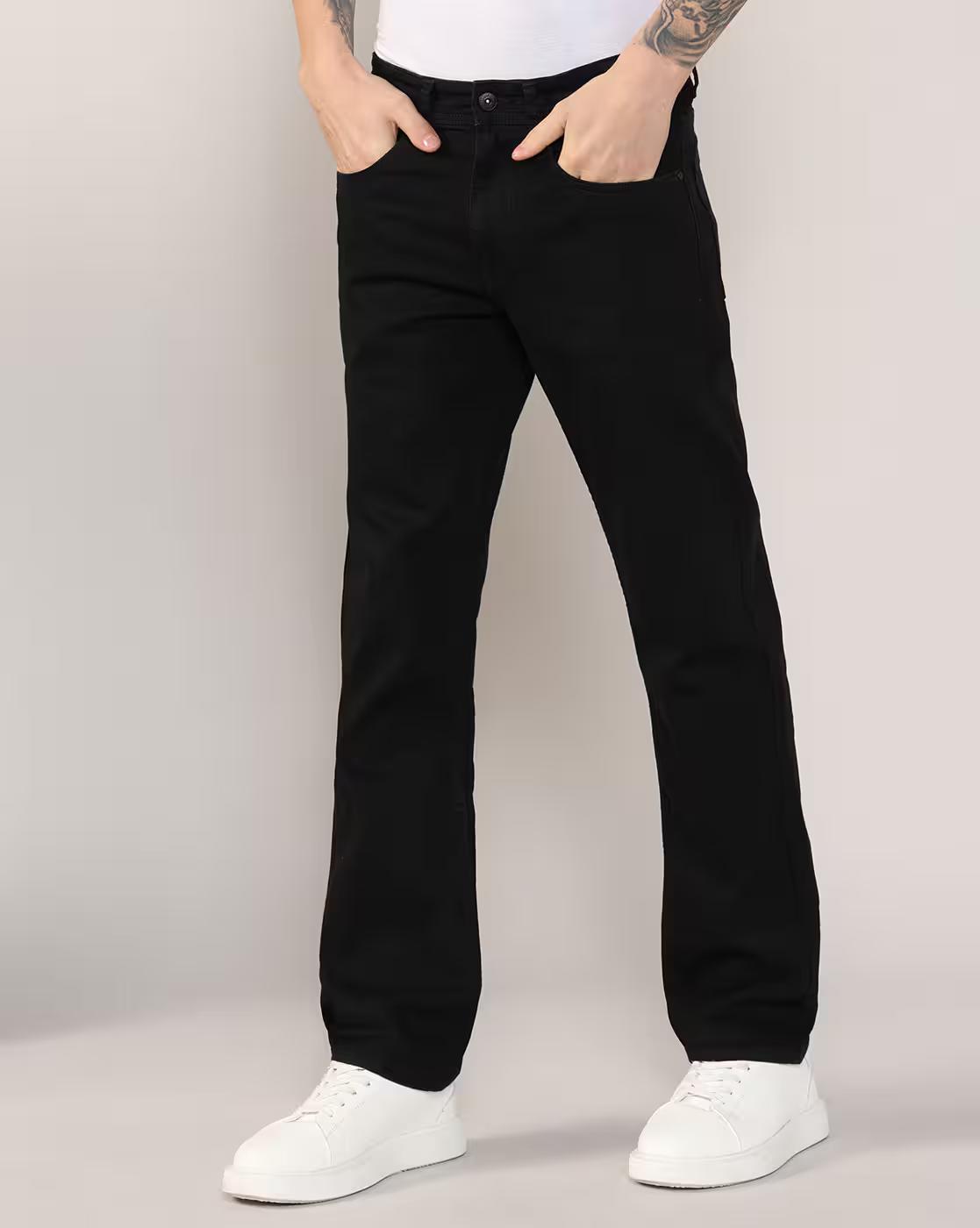 Men Mid-Rise Straight Denim Jeans