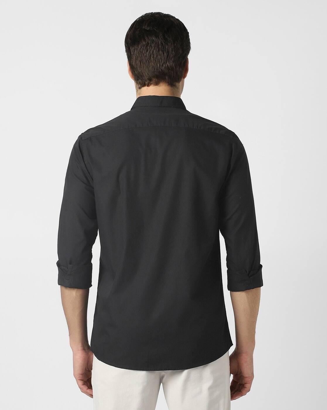 PE--MF-SS26-- TOPS SHIRTS, BLACK, 42