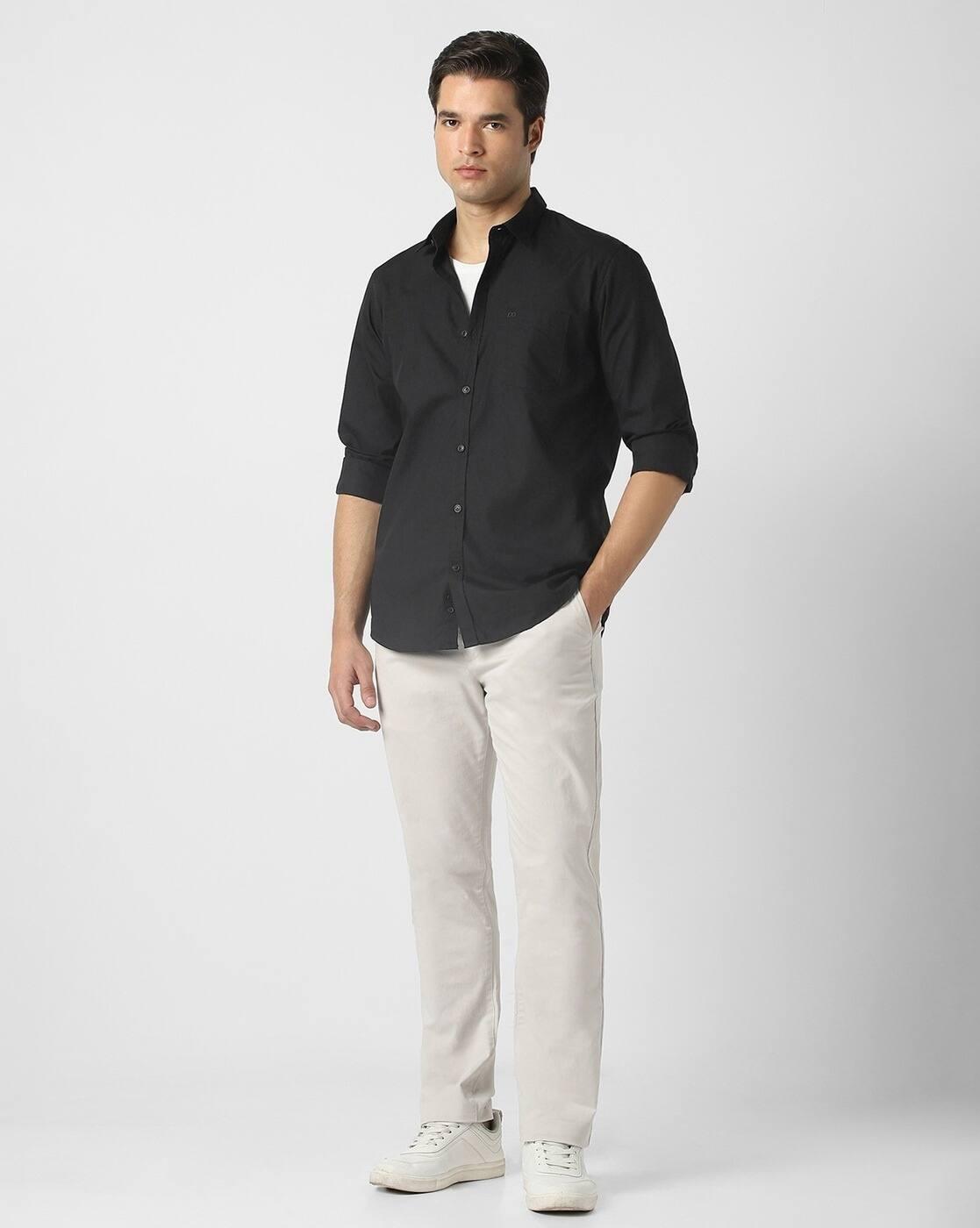 PE--MF-SS26-- TOPS SHIRTS, BLACK, 42