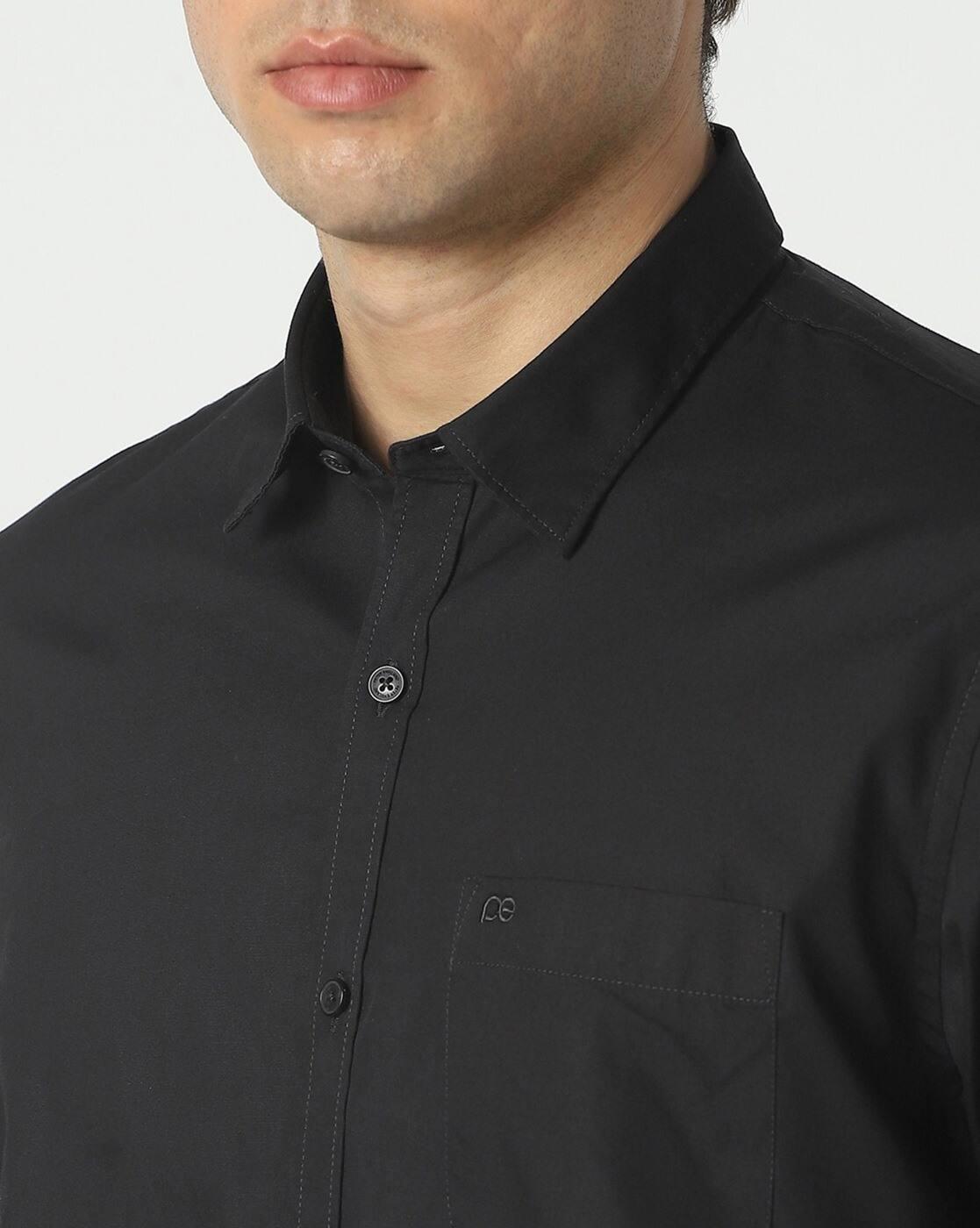 PE--MF-SS26-- TOPS SHIRTS, BLACK, 42