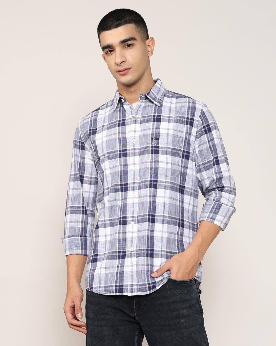 Men Checked Regular Fit Shirt