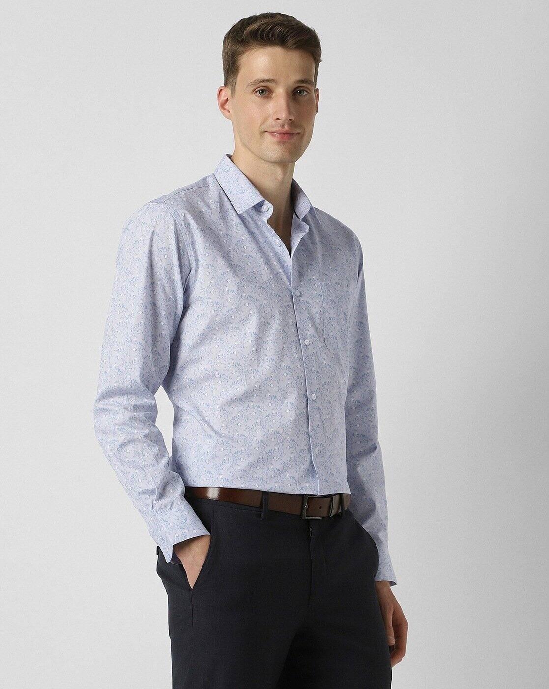 Men Micro Pattern Nuvo Fit Shirt