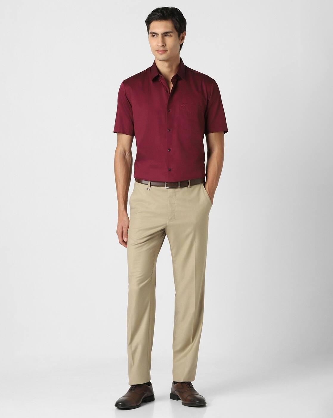 Men Nuvo Fit Half-Sleeve Formal Shirt