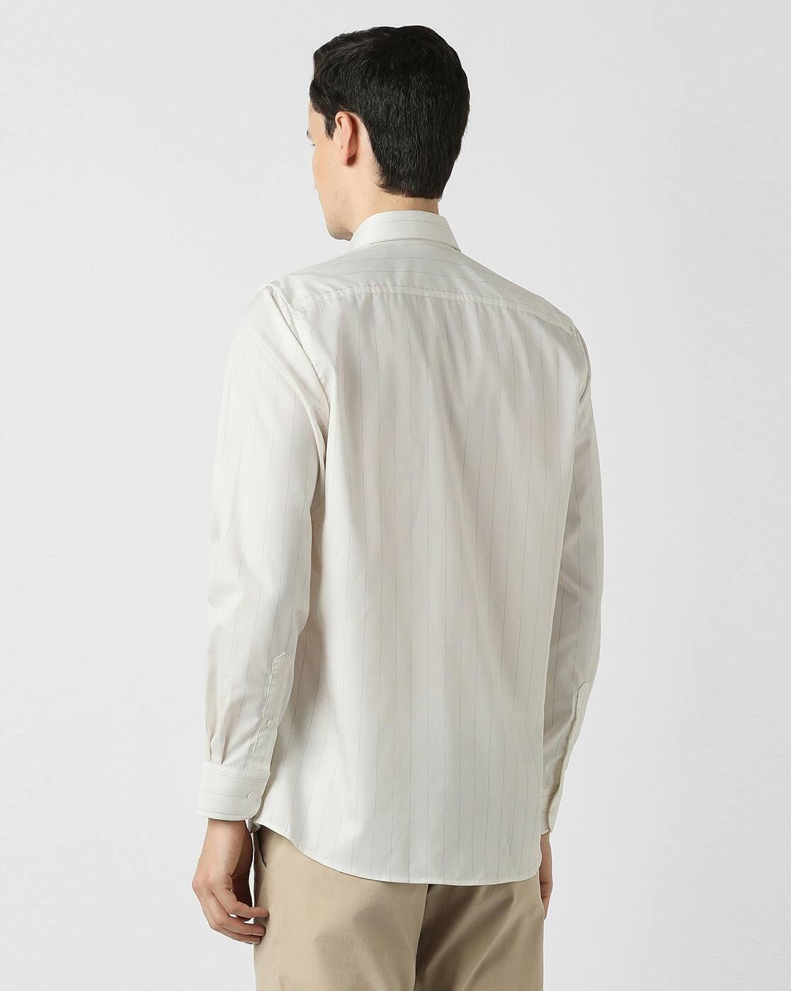 Men Striped Slim Fit  Shirt