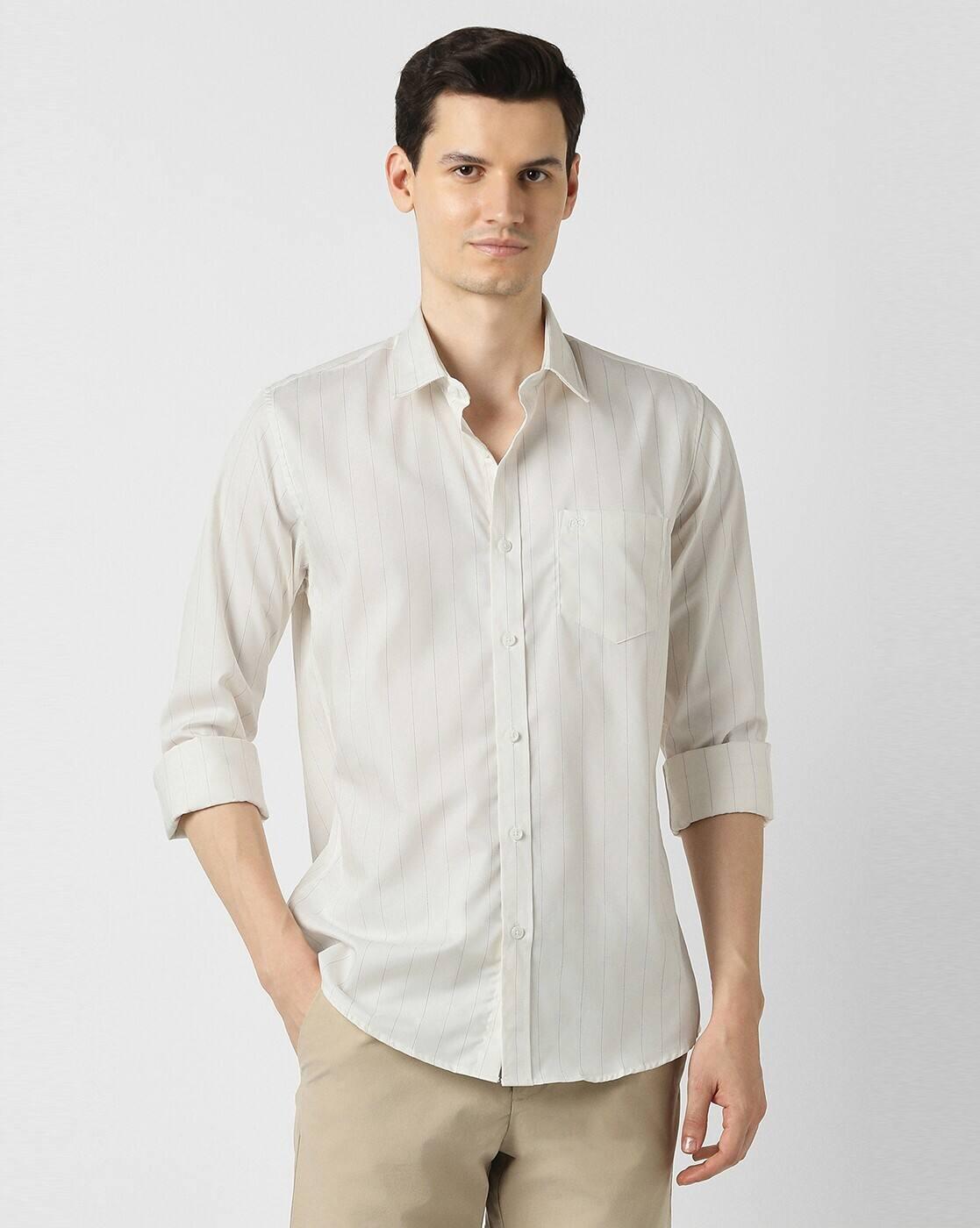 Men Striped Slim Fit  Shirt