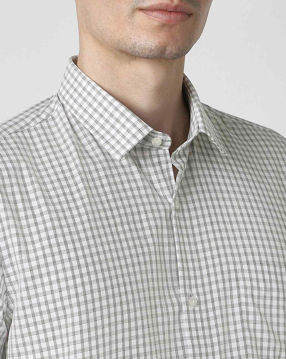 Men Checked Nuvo Fit Shirt