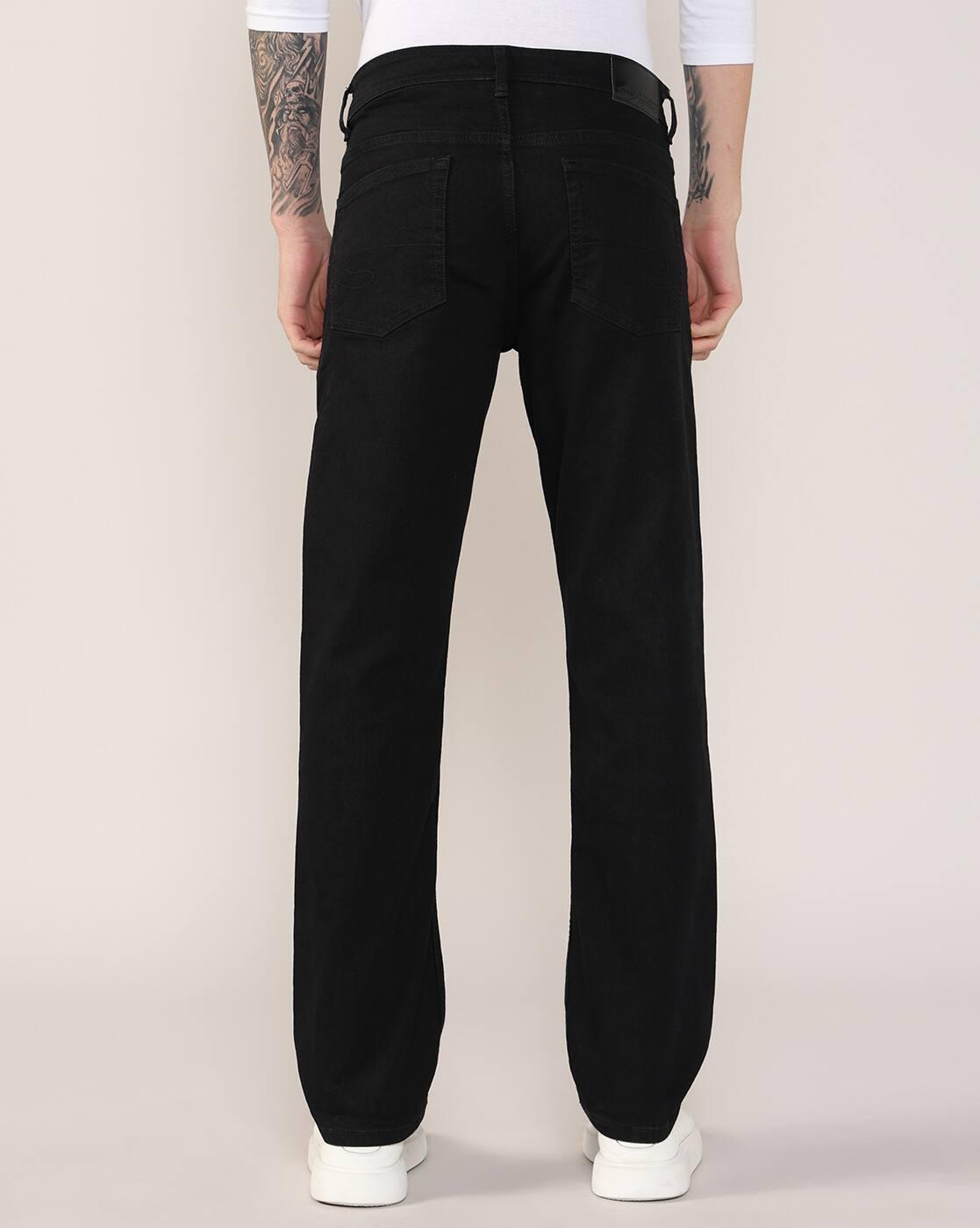 Men Mid-Rise Straight Denim Jeans