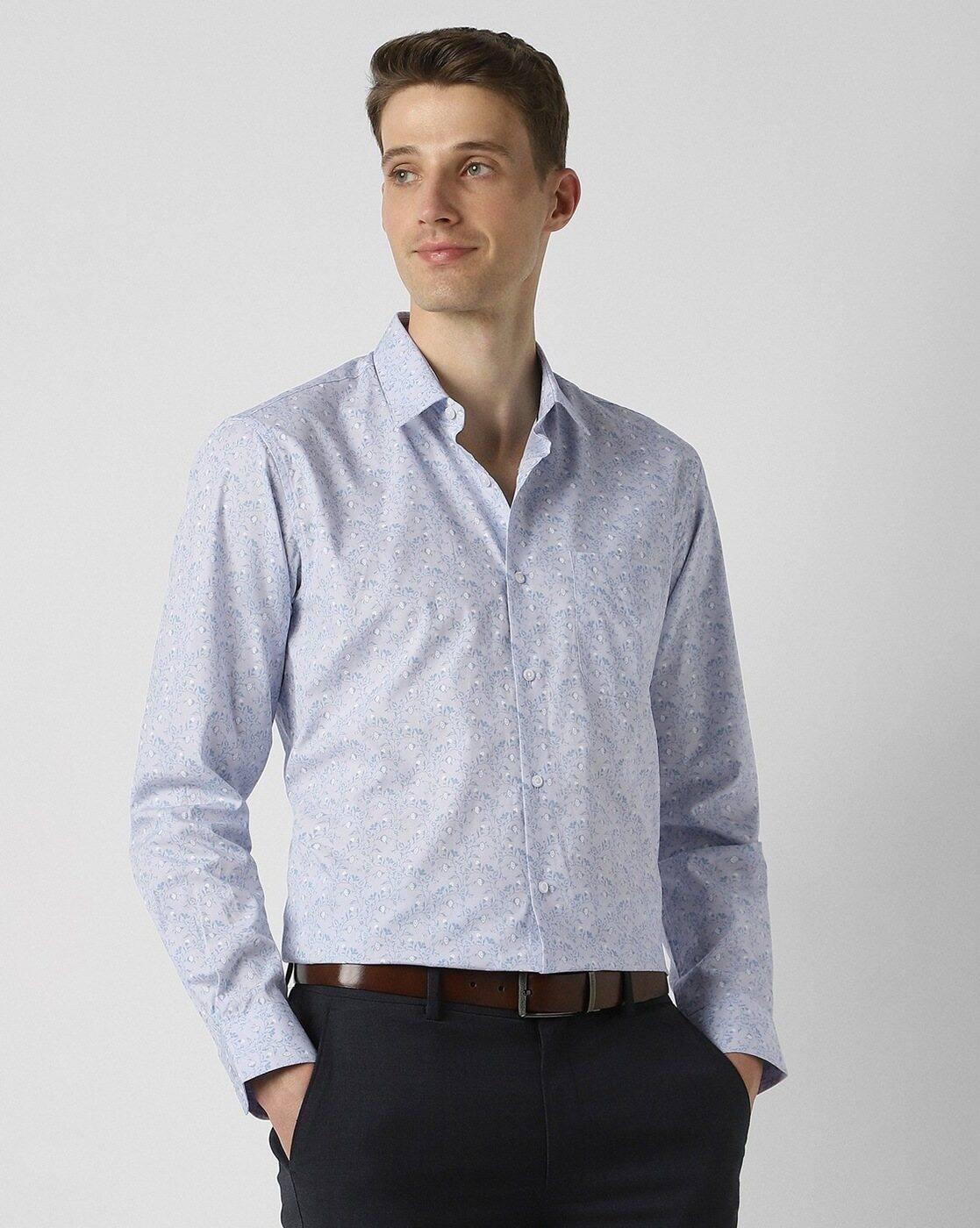 Men Micro Pattern Nuvo Fit Shirt