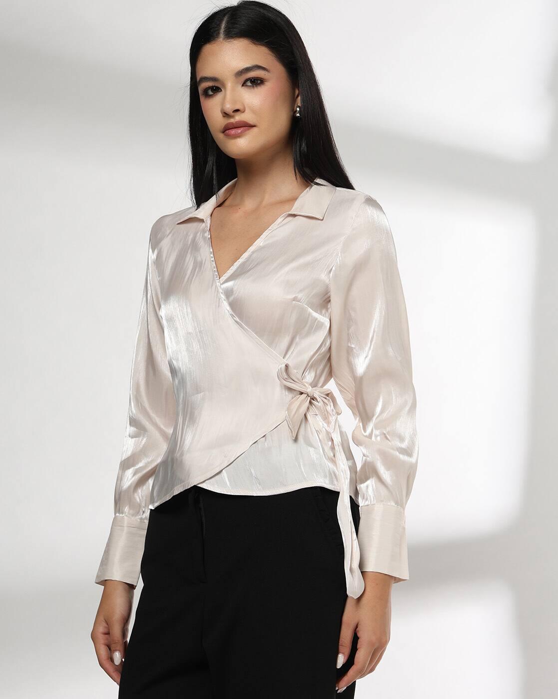 Women Regular Fit Wrap Top