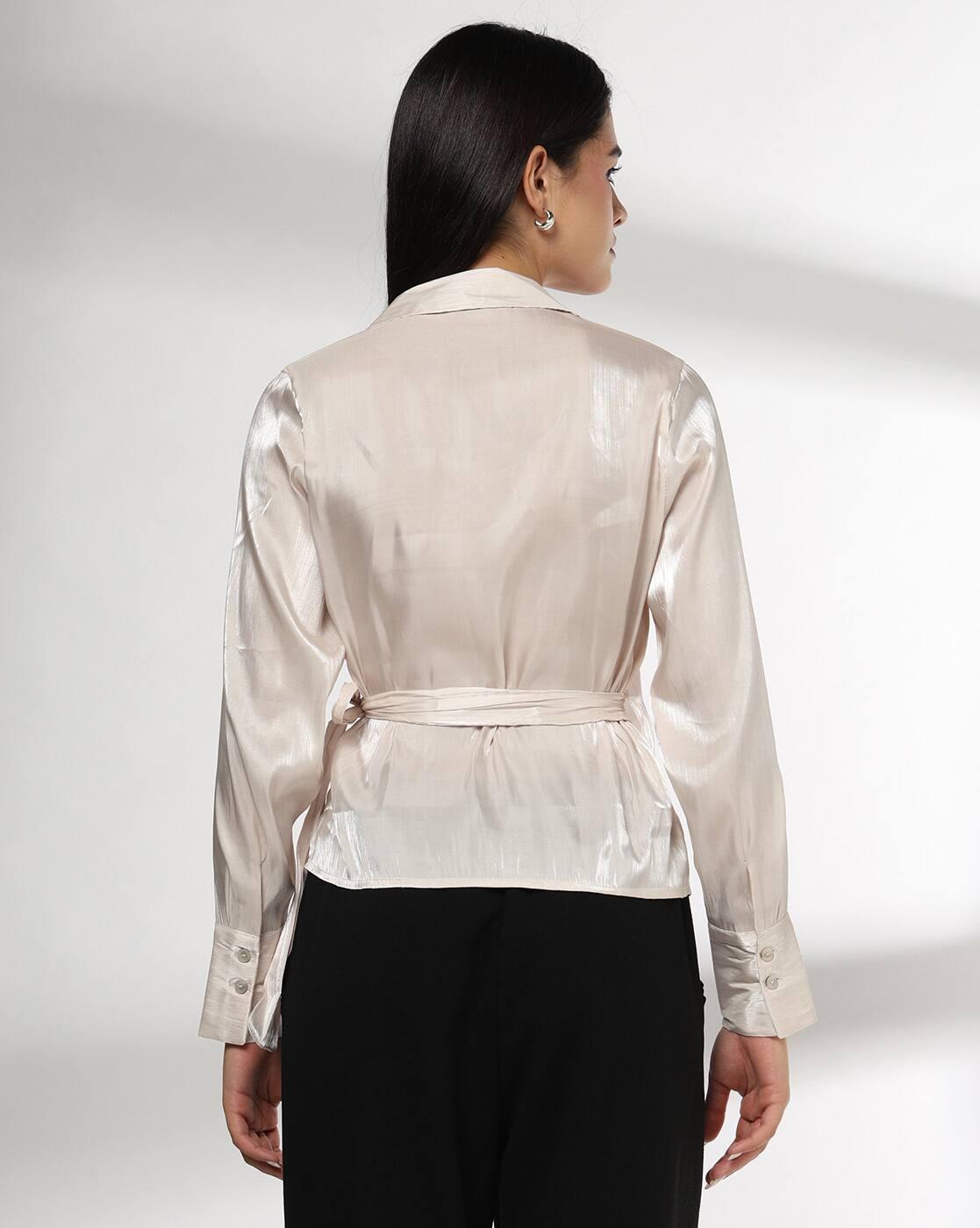 Women Regular Fit Wrap Top