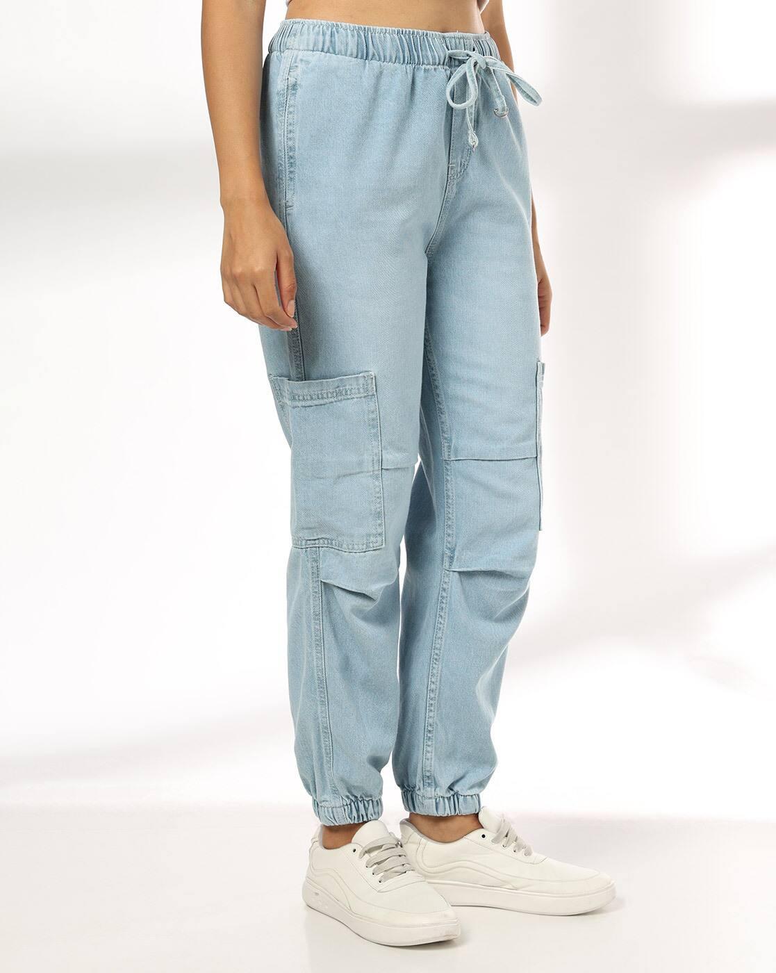 Women Mid-Rise Baggy Jeans