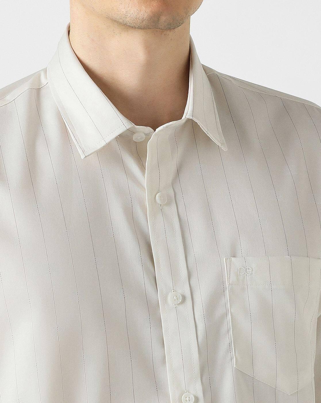 Men Striped Slim Fit  Shirt