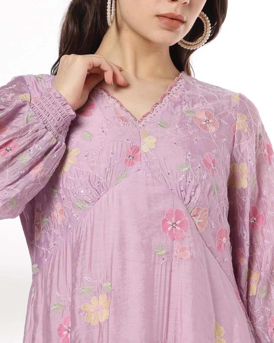 Women Embroidered Midi Dress