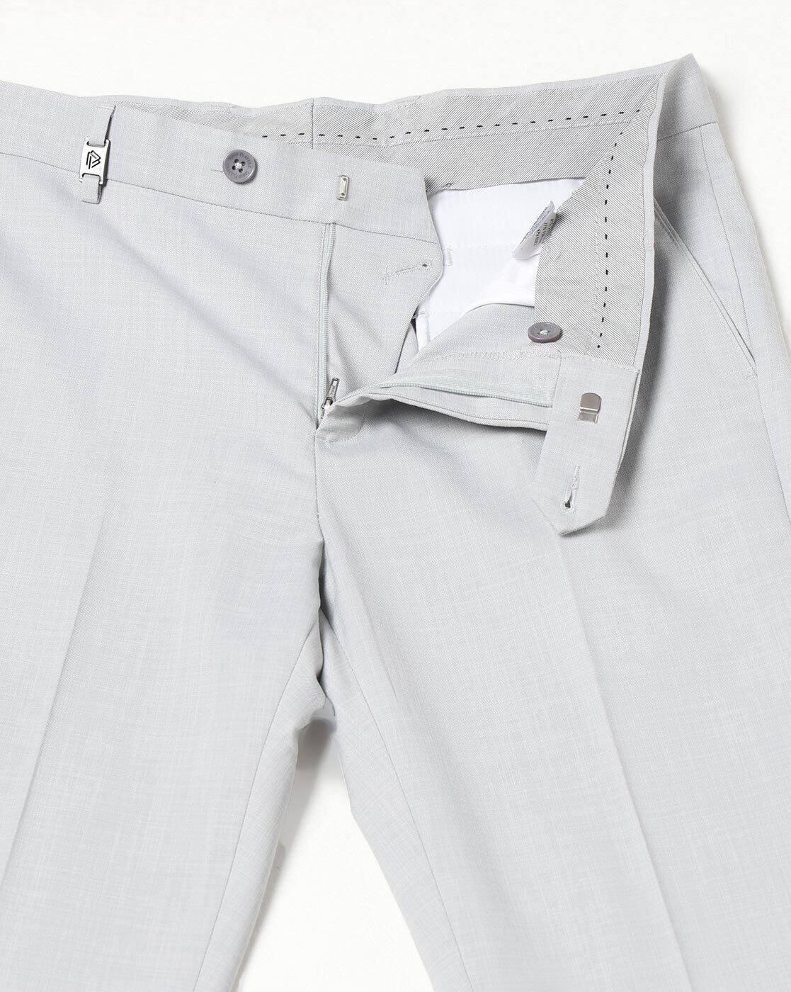 Men Flat-Front Slim Fit Smart Formal Trousers
