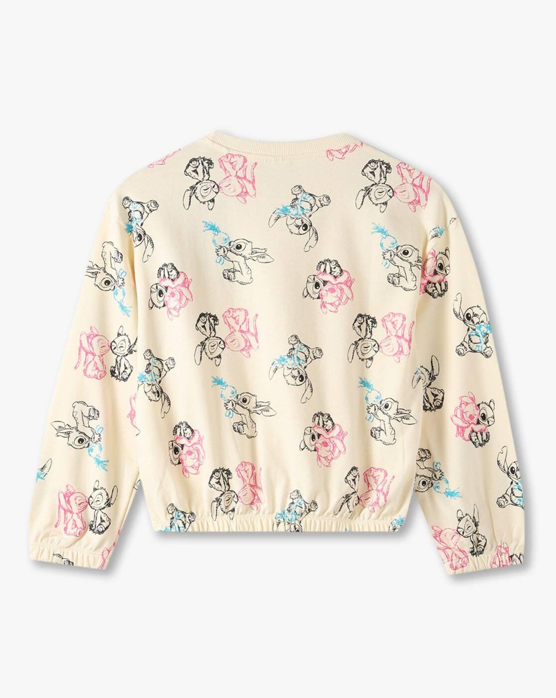 Girls Stitch Blouson T-Shirt