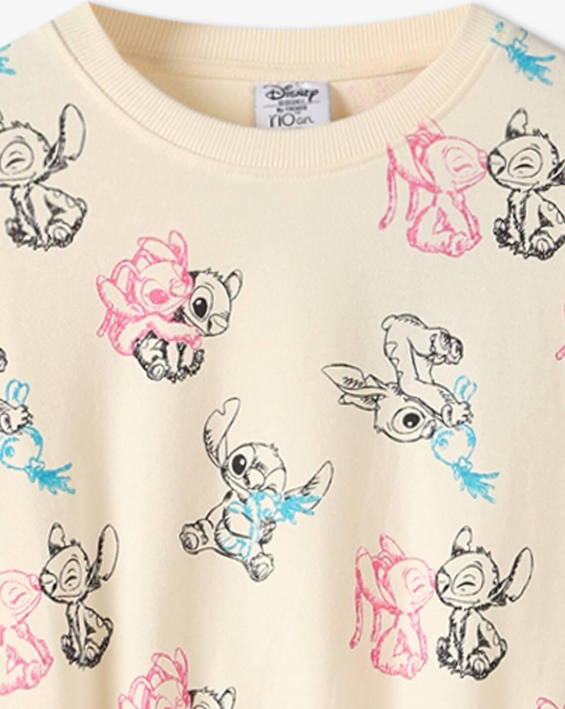 Girls Stitch Blouson T-Shirt