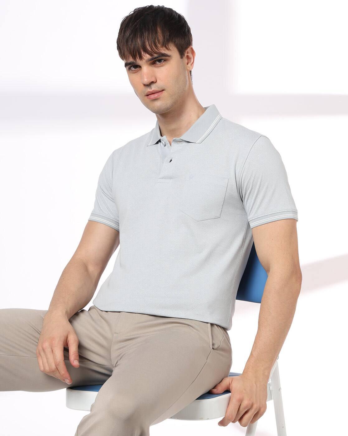 Men Slim Fit Polo T-Shirt