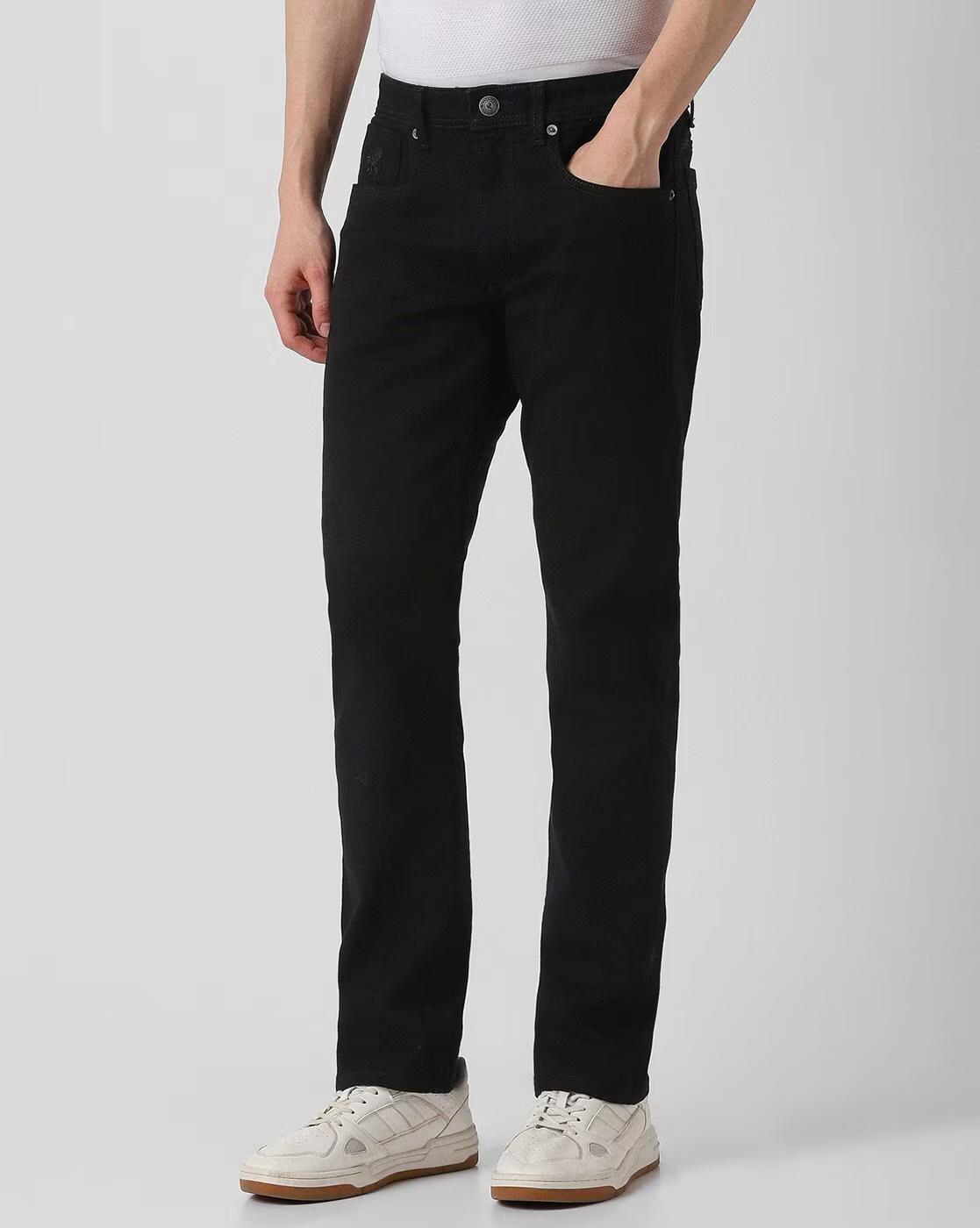 Men Mid-Rise Straight Jeans