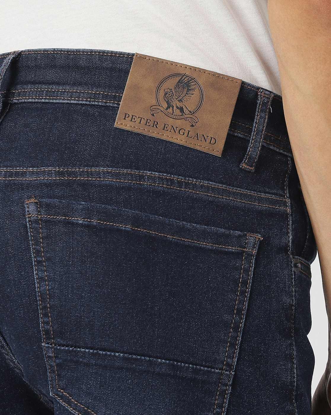 Men Lightly Washed Straight Jeans