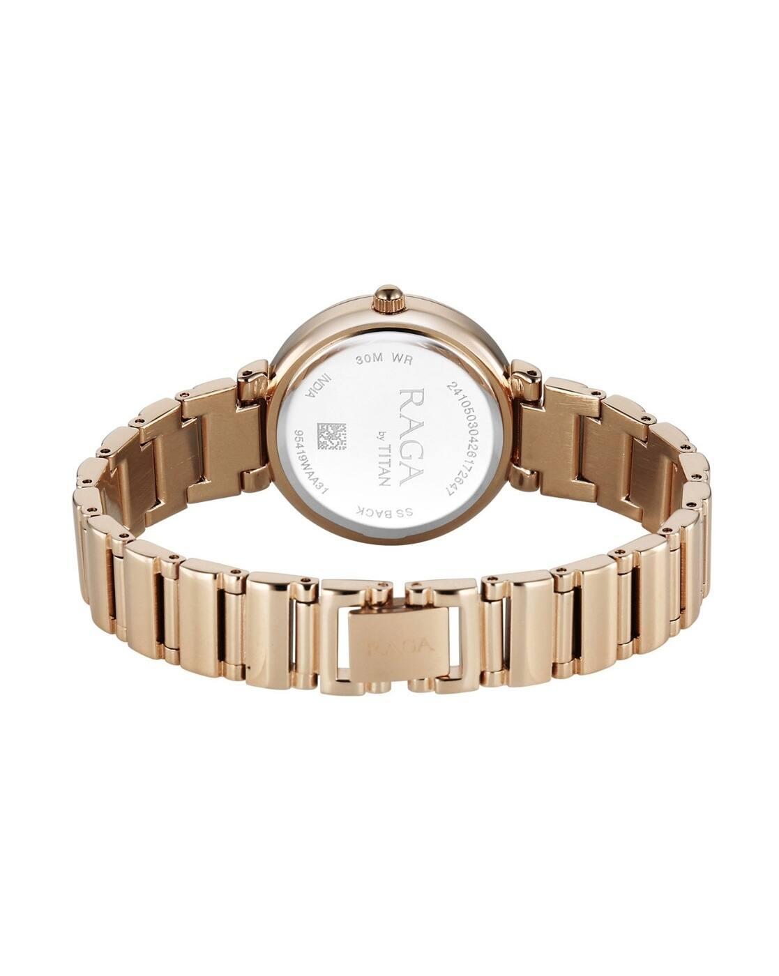 Women Spotlight 2.0 Brass Strap Analogue Watch-95420WM01