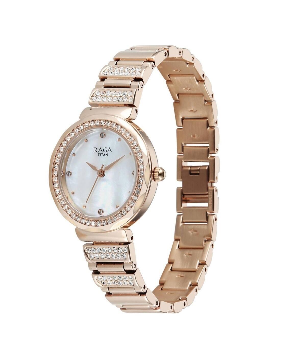 Women Spotlight 2.0 Brass Strap Analogue Watch-95420WM01