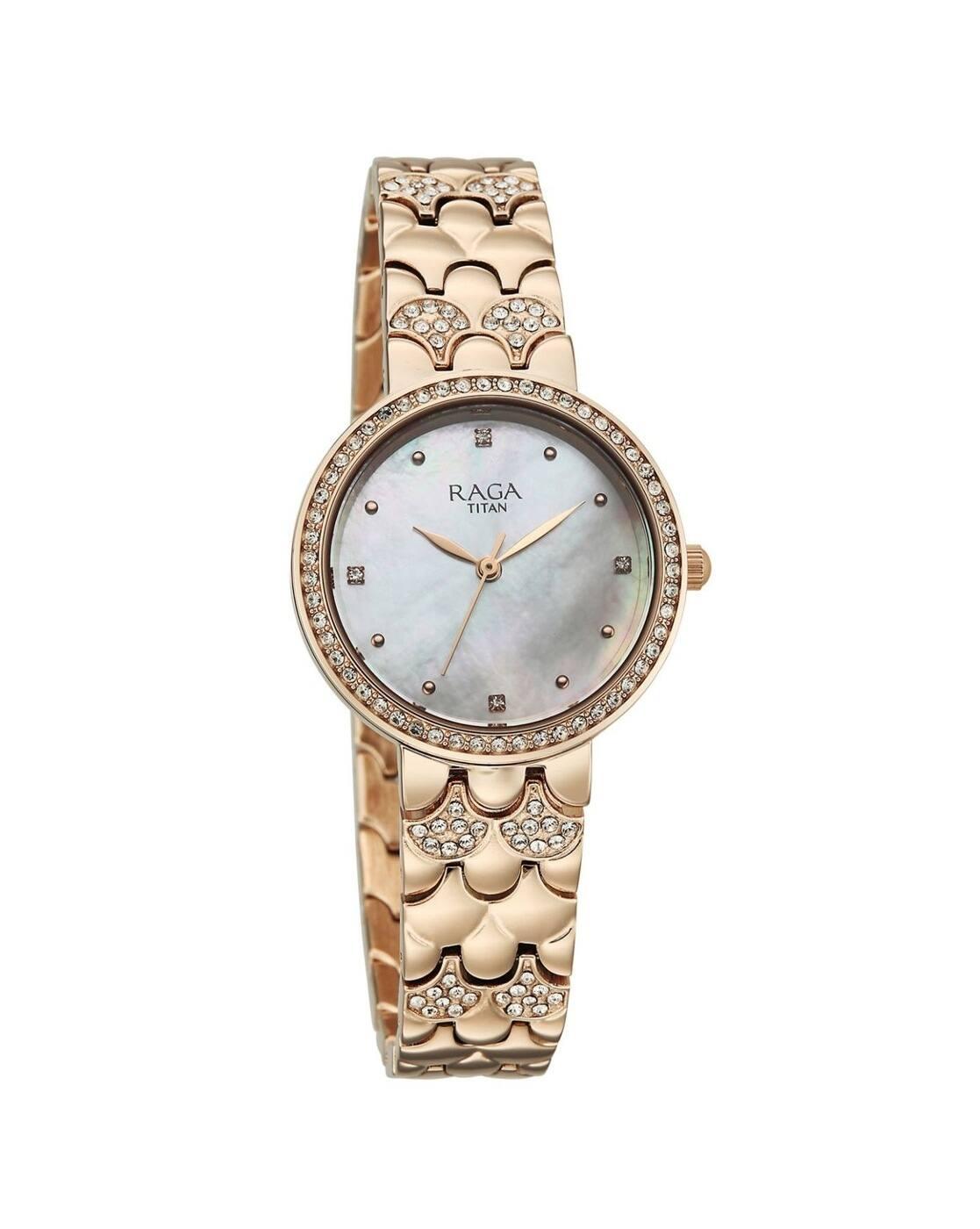 Women Spotlight 2.0 Brass Strap Analogue Watch-95424WM01