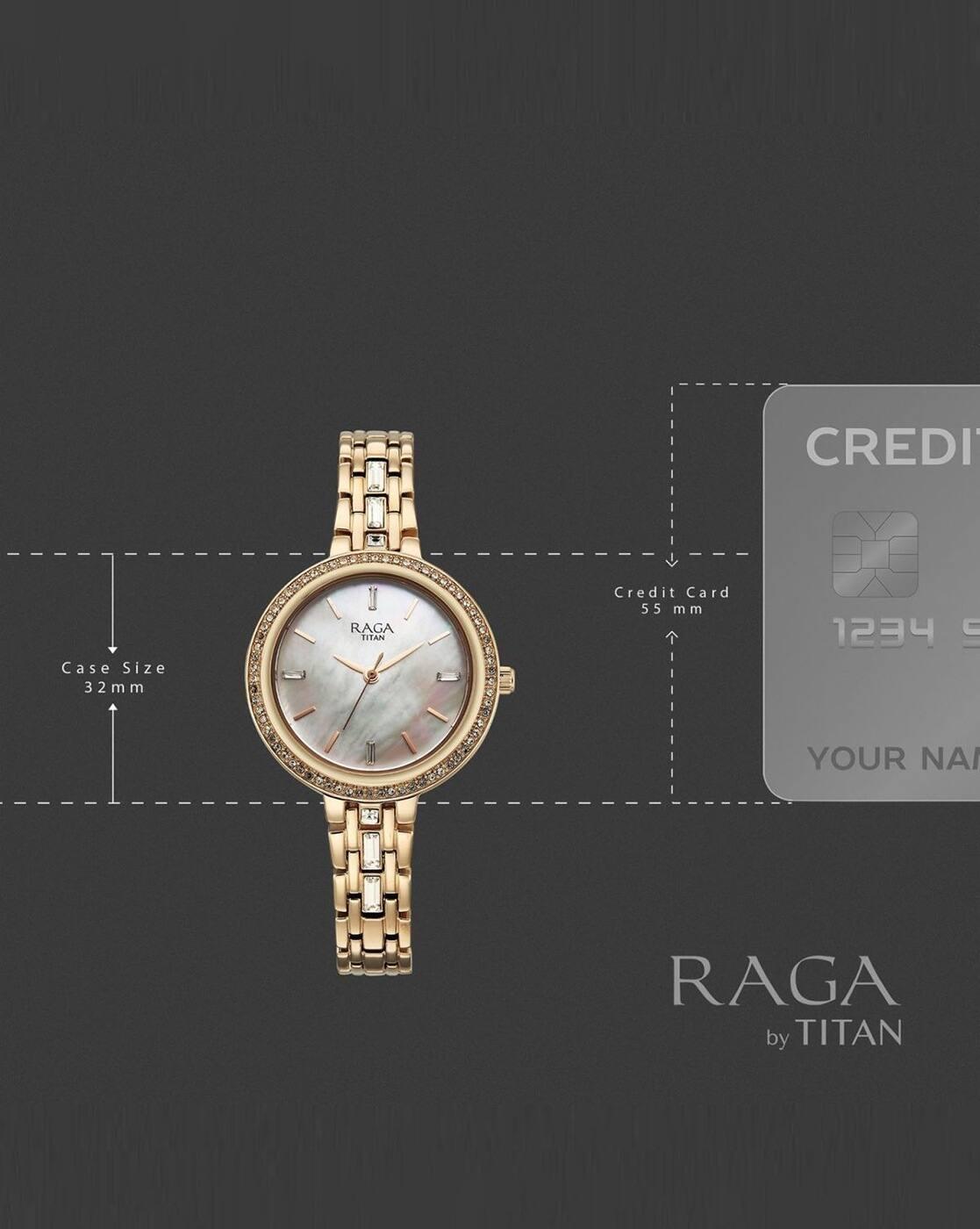 Women Spotlight 2.0 Brass Strap Analogue Watch-95424WM01