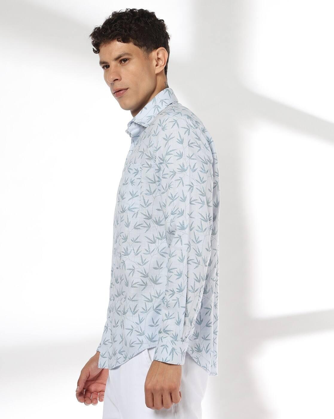 Men Printed Slim Fit Casual Shirt
