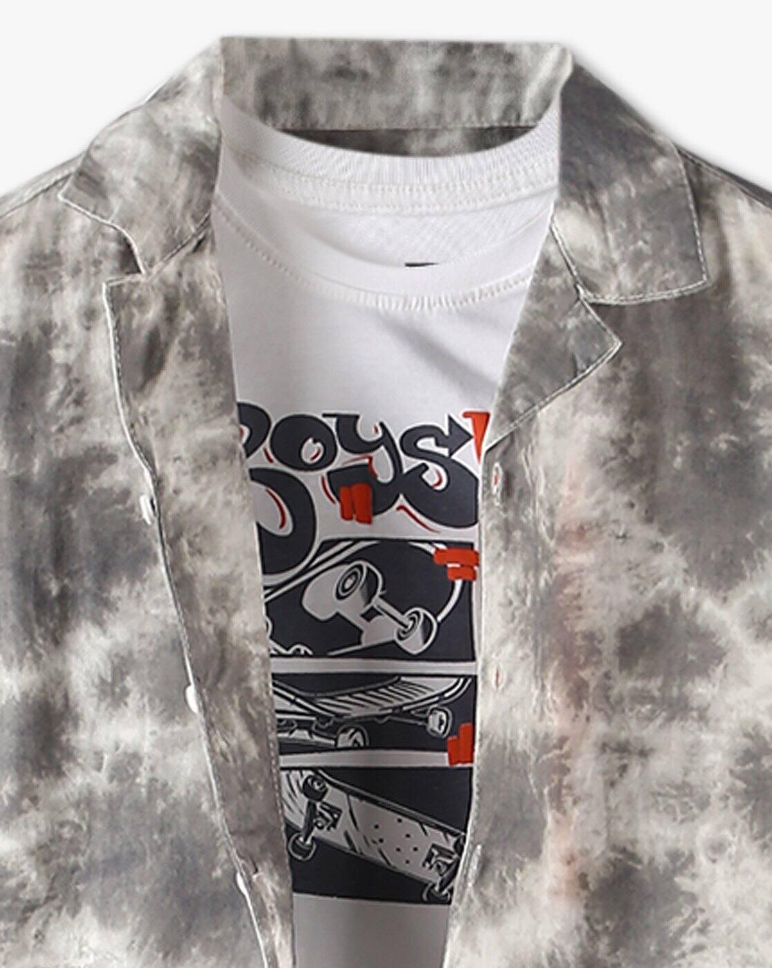 Tie & Dye Twofer Shirt