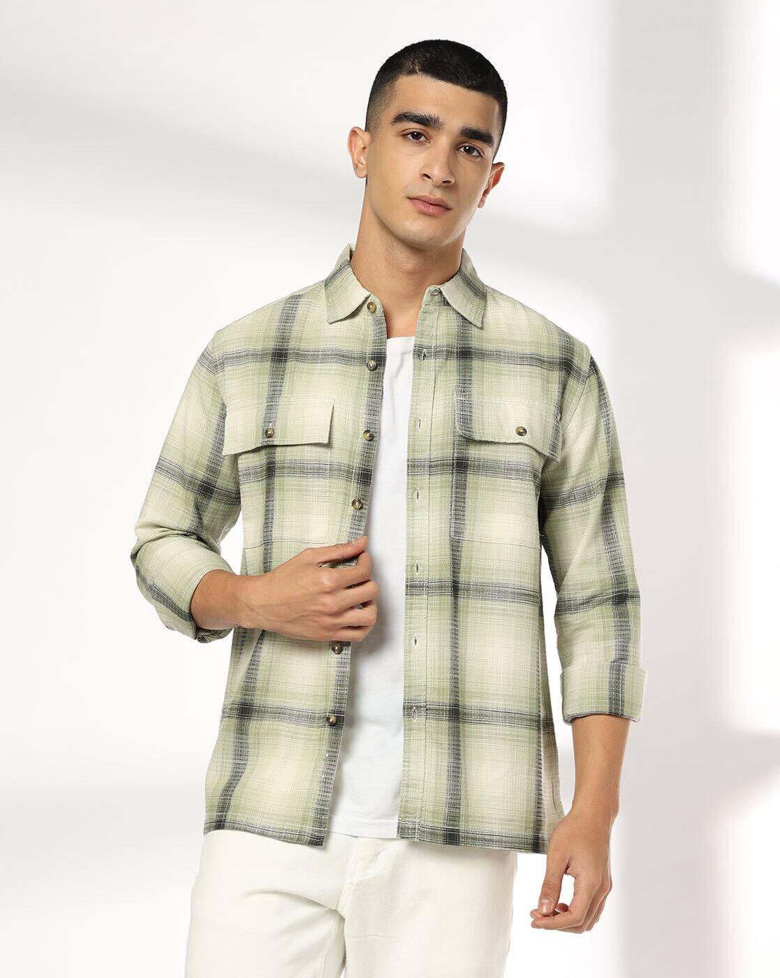 Men Checked Regular Fit Shirt