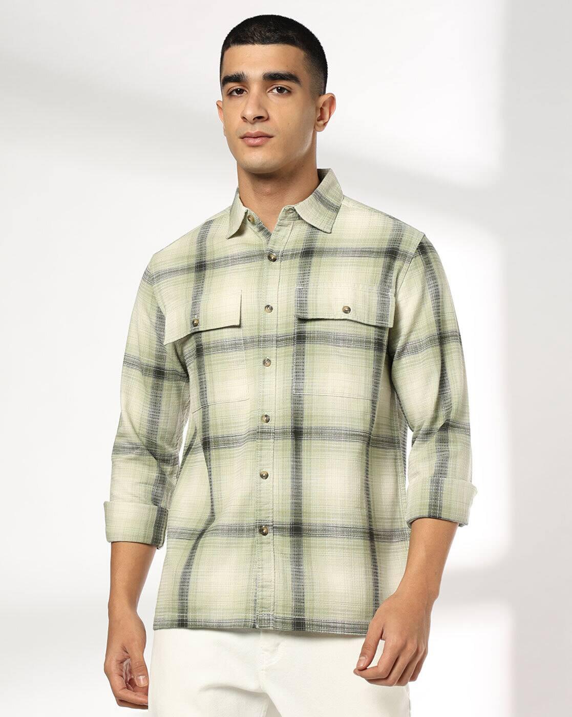 Men Checked Regular Fit Shirt