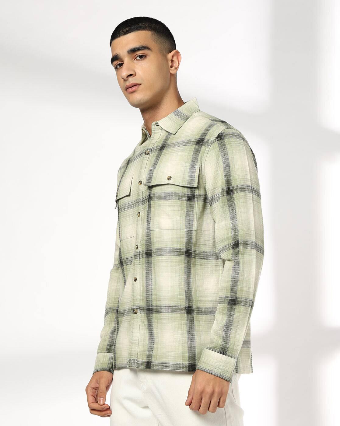 Men Checked Regular Fit Shirt