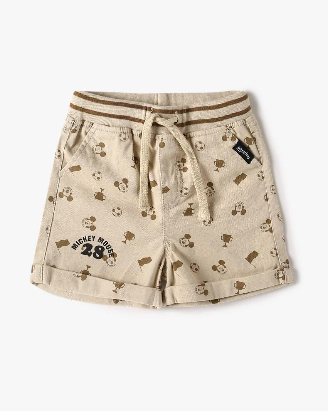 Boys Printed Cotton Shorts