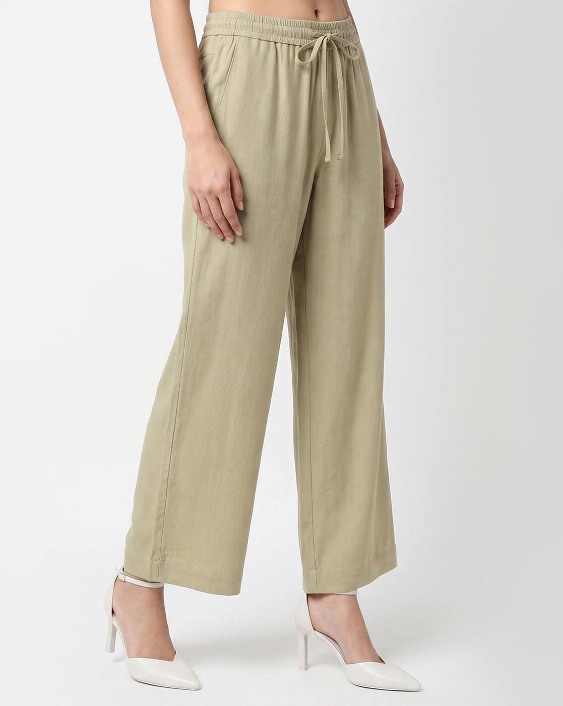 Women High-Rise Relaxed Fit Trousers
