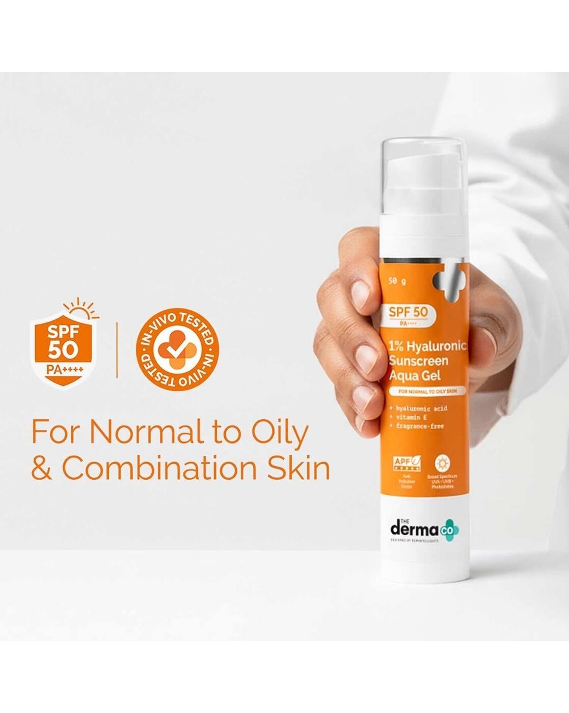 1 Hyaluronic Sunscreen SPF 50 Pa Aqua Gel for Long Lasting & Deep Hydration