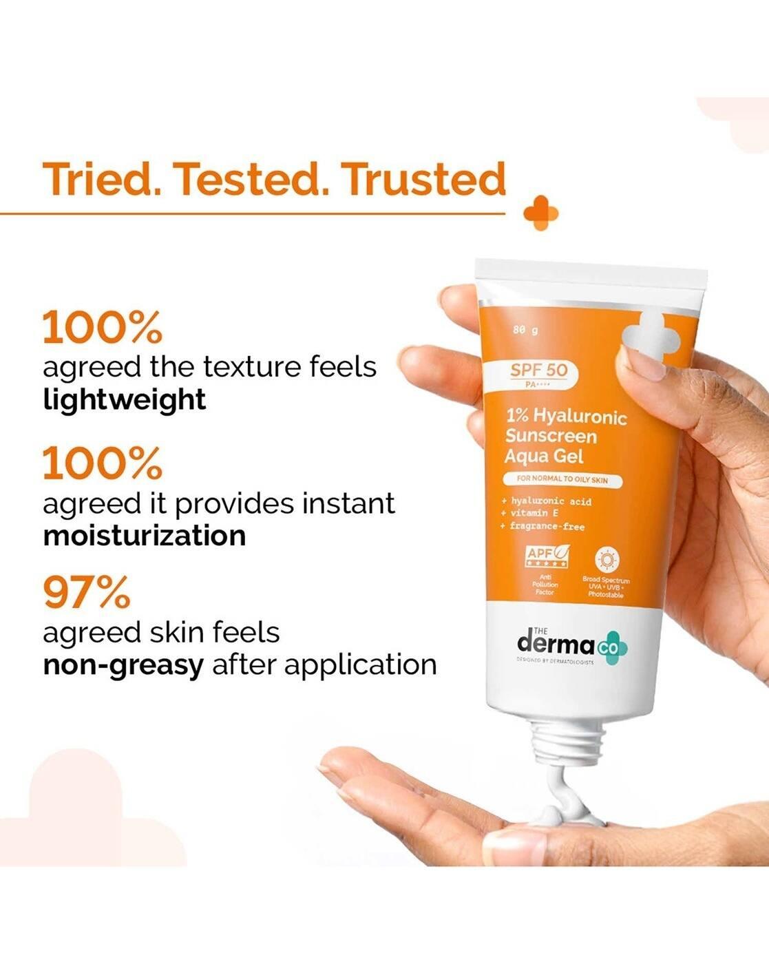 1 Hyaluronic Sunscreen Aqua Gel With SPF 50 PA++