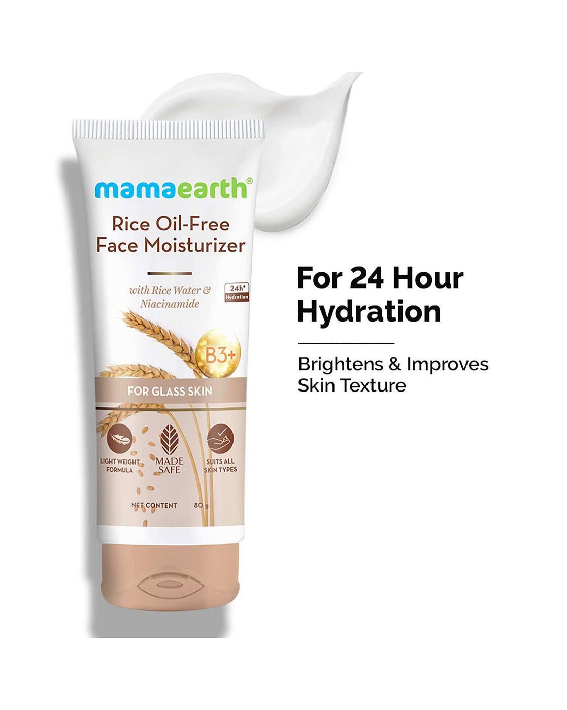 Rice Oil-Free Face Moisturizer With Rice Water & Niacinamide For Glass Skin
