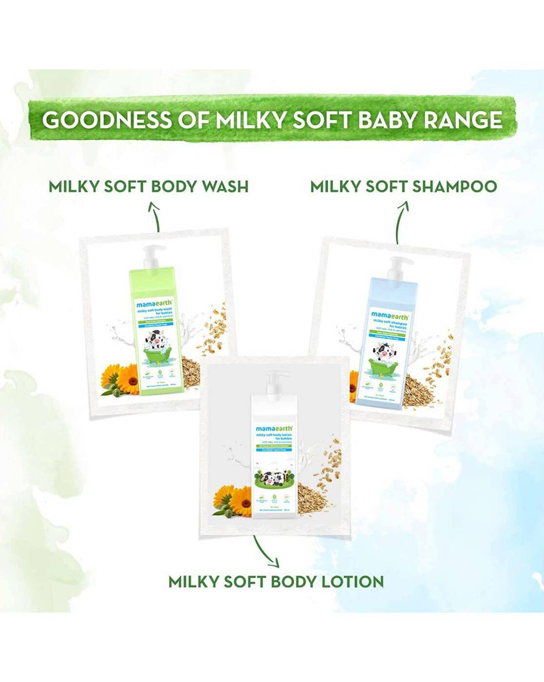 Milky Soft Body Wash with Oats Milk & Calendula