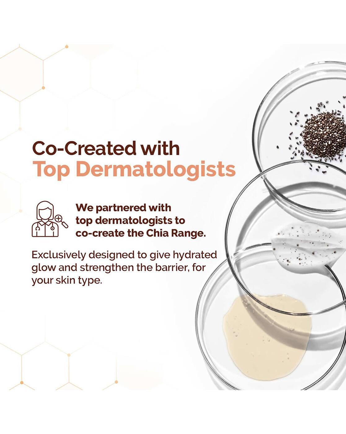 Chia Oil-Free Face Wash with Chia Seed and Ceramides for Normal to Oily Skin
