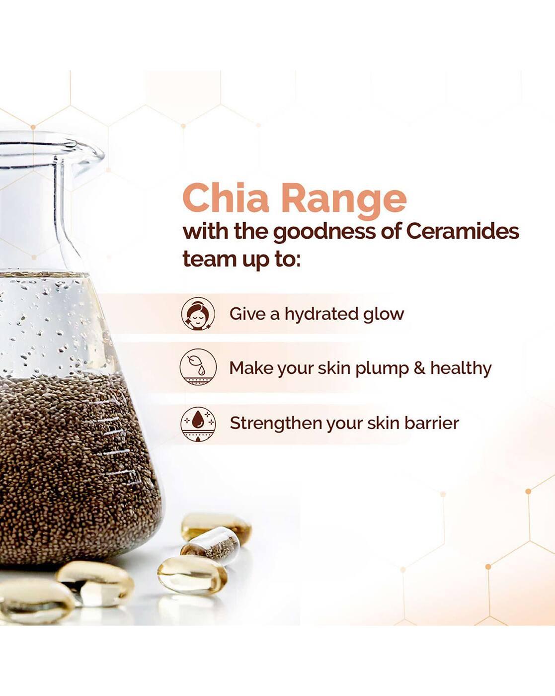 Chia Oil-Free Face Wash with Chia Seed and Ceramides for Normal to Oily Skin