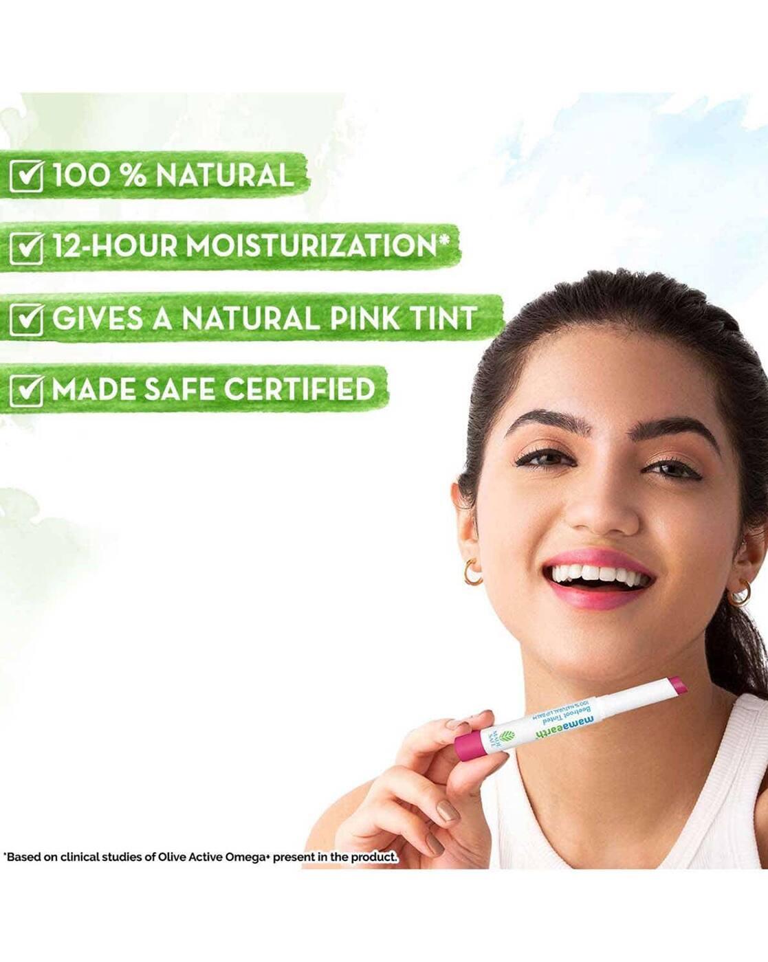 Beetroot Tinted 100 Natural Lip Balm - Pink
