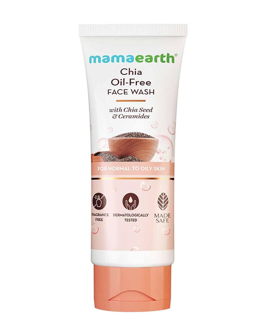Chia Oil-Free Face Wash with Chia Seed and Ceramides for Normal to Oily Skin